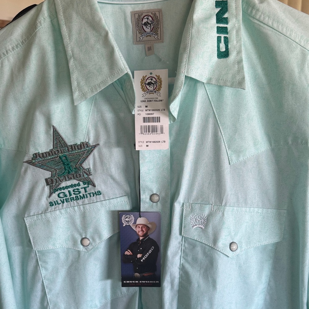 Cinch NHSRA Junior High Embroided Western Shirt